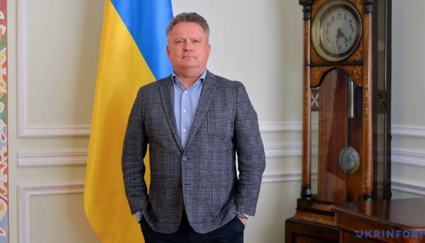 Сергій Кислиця під час інтерв'ю Укрінформу щодо перехоплювачів PAC-3 та угод Drone Deals