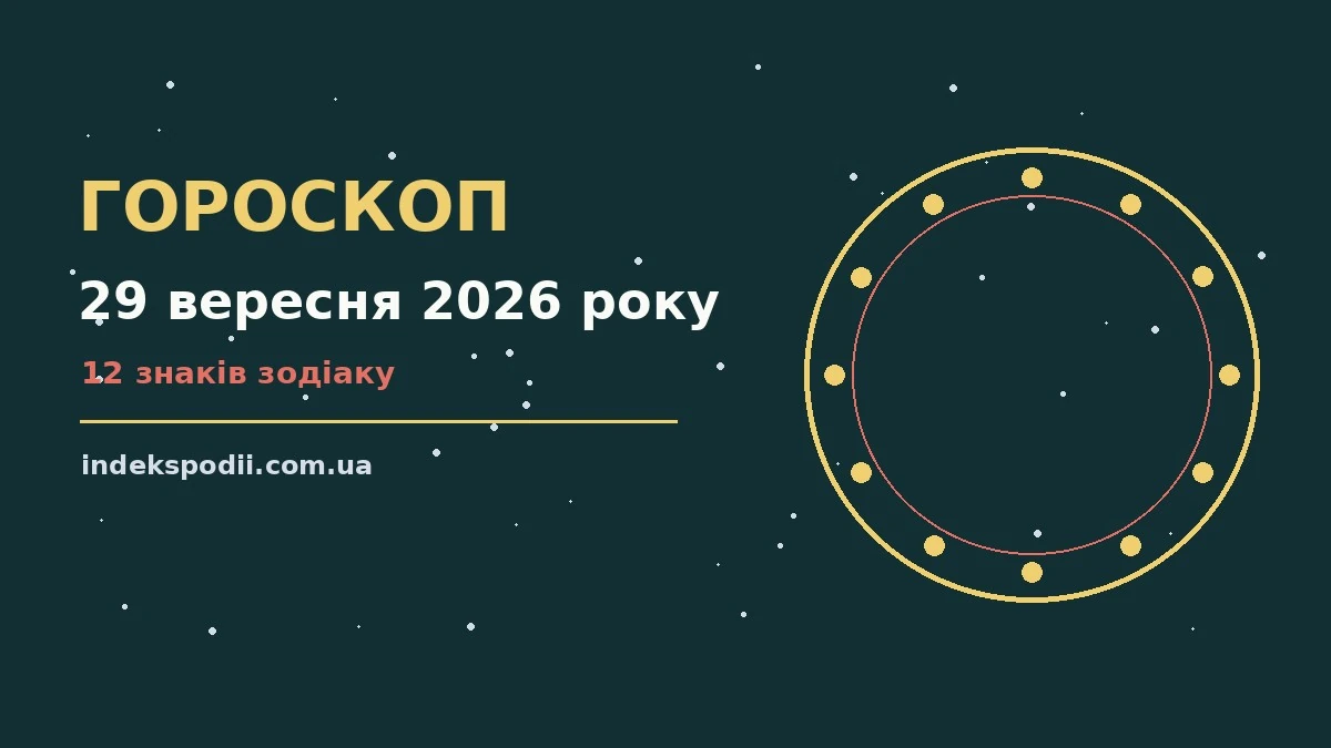 Гороскоп на 29 вересня 2026 року: рішення та підказки дня про настрій, справи та гроші